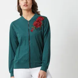 Miss Chase Green Embroidered Jacket-image-38