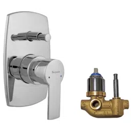 Parryware Crust Bottom Lever 2 Way Diverter with Concealed Chrome, G3185A1+G4887A1 (Pack of 2 Piece)-picture-33