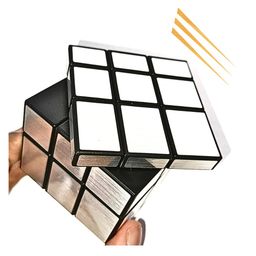 Sanjary mirror smooth magic cube for kids color & design may vary-15