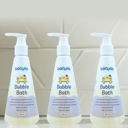 Docura Bubble Bath | Baby Body Wash | Bubble Bath to Hydrate Baby Skin | 200 ml (Pack of 3)-image-56