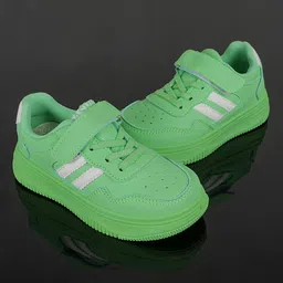 FEETWELL SHOES Colour Blocked Sneakers-Green-picture-13