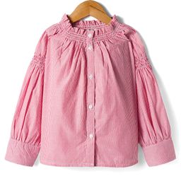 Under Fourteen Only Full Sleeves Striped Top - Red-picture-13
