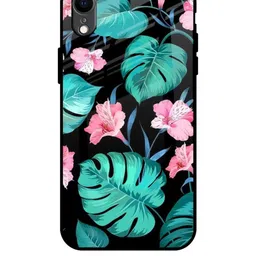 QRIOH Floral Printed iPhone XR Back Case Mobile Accessories-picture-4