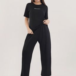 PRRODALITY Printed Round Neck Pure Cotton T-Shirt With Trouser-image-13