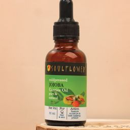 Soulflower Jojoba Carrier Oil For Skin & Hair - 30 ml-14