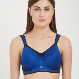 Soie Women Full Coverage High Impact Padded Non Wired Sports Bra-12