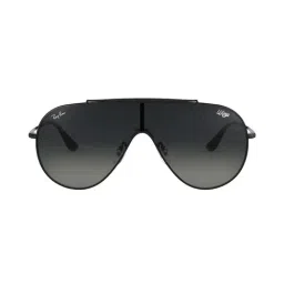 Ray-Ban 0RB3597 Grey Wings Shield Sunglasses - 33 mm-48