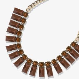 Sohi Multicolour Designer Statement Stones Necklace image 5