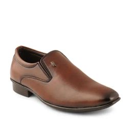 ID Men's Tan Formal Slip-Ons-picture-5