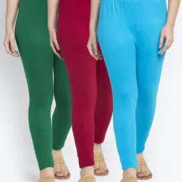 Gracit Multicolor Regular Fit Leggings-image-26