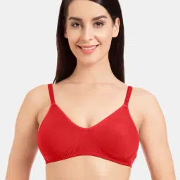 Tweens Red Non Wired Non Padded T-Shirt Bra-image-26