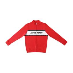 Jack & Jones Junior Mars Red Printed Sweatshirt-image-40