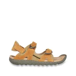 Woodland Men's Camel Floater Sandals-image-14