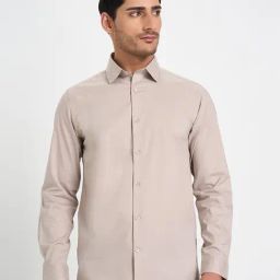 Peregrine By Pantaloons Acorn Cotton Slim Fit Shirt-image-30