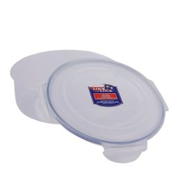 Lock & Lock Transparent Plastic Round Nestable Container - 1.9 l image 5