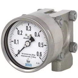 WIKA Analogue Differential Pressure Gauge G 1/2 4bar Bottom Entry 100mm Outside Diameter, 48807219-picture-44
