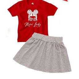TRIANGLETEES Girls T-shirt with Skirt-image-97