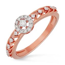 Malabar Gold and Diamonds 18k IGI Certified Diamond Rose Gold Ring for Women-picture-43