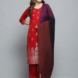 Monte Carlo Women's Multi Color Self Design Shawl image 2
