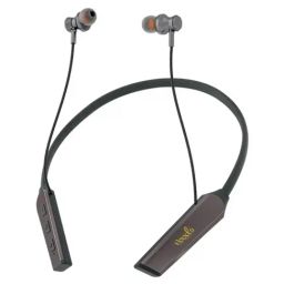 Voods Black Pro Wireless In Ear Neckband Bluetooth Earphones-19