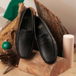ID Men's Black Casual Loafers-image-82