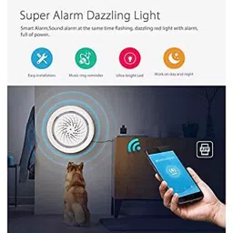 OKOS Multi-function WiFi Alarm Sensor White for Home and Office image 5