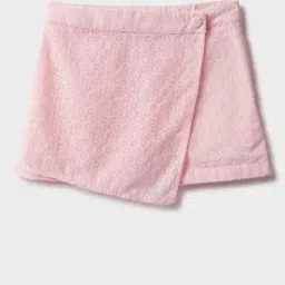 United Colors of Benetton Girls Pink Printed Skirt-picture-30