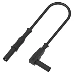 MULTICOMP PRO Banana Test Leads 4MM BANANA PLUG-PLUG, BLK, 1.5M, 76-021-17