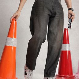 WROGN Men Loose Fit Light Fade Pure Cotton Jeans-image-28