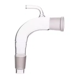 Supertek Receiver Adapter Bend with Vent, Socket Size 29/32, Cone Size 29/32, 14.352.0025 image 1