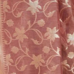 Fabindia Mauve Regular Fit Printed Dupatta image 5