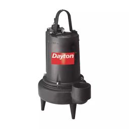 Dayton 3 HP Power Three Phase Sewage Ejector Pump, 3BB96-image-34