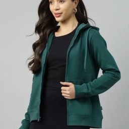 Hancock Green Fleece Solid Sweatshirt-picture-21