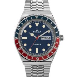 TIMEX Q Blue Round Dial Analog Mens Watch - TWEG26300-22