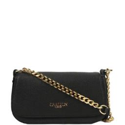 Carlton London Black Textured Medium Sling Handbag-44