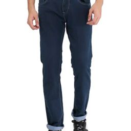 Lawman Pg3 Dark Blue Slim Fit Lightly Washed Jeans-image-10