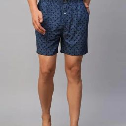 Urban Scottish Blue Regular Fit Printed Boxers-picture-22