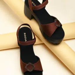 Rocia Women Casual Brown Sandal-image-71