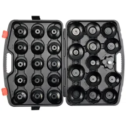 Yato GRE 30 Pcs Oil Filter Wrench Set Oxidized 9.5 mm (3/8 inch ), YT-0596-21