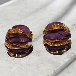 ADC SHEMONA Gold-Plated Contemporary Studs-30