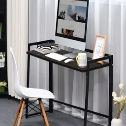 Torche Black MFD Wood Foldable & Portable Study Table-image-45