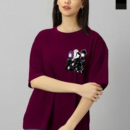 Kushi Flyer Women Typography 2 Drop-Shoulder Sleeves Pockets T-shirt-image-86