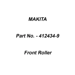 Makita Front Roller Suitable For DVC560, Part No 412434-9-image-41