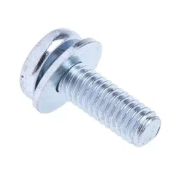 RS PRO M4 x 12 mm Zinc Plated Steel Pan Head Sems Screw Plain Washer, 278871 (Bag of 100 Pcs)-picture-19