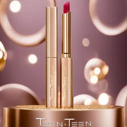 TEEN TEEN COSMETICS Luxe Matte Long Lasting Non Transfer Lipstick - 1 g - Mauve Madness 02-18