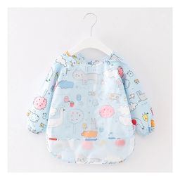 Thread Fairy Full Sleeve feeding Bibs - Blue-image-45