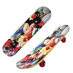 Kids Mandi 24 inch x 6 inch Special Wooden Strong Cartoon Character Printed Motorized Skateboard-image-73