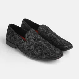 Mochi Men Woven Design Formal Loafers-image-23