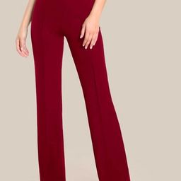 Dream Beauty Fashion Women Flared High-Rise Easy Wash Trousers-picture-35