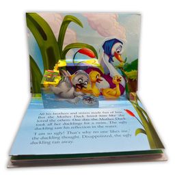 sawan Set of 5 POP UP books World Famous Fairy Tales Puss in Boots , Rapunzel The Ugly Duckling Goldilocks and the Three Bears and Jack and the Beanstalk Five Captivating Fairy Tales from Aladdin to Pinocchio - English image 3